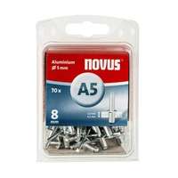  Novus popszegecsek alumínium A5 8 mm 2.5-4.5 70 db
