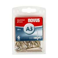  Novus popszegecsek alumínium A3 6 mm 2.5-3.5 30 db