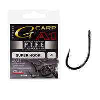 Gamakatsu Gamakatsu G-Carp A1 Super Hook teflon bojlis pontyozó horog, #2, 10db/csomag