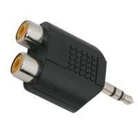 XMAX XMAX RCA / JACK audio Y csatlakozó adapter (2 x RCA - 3,5 JACK dugó)