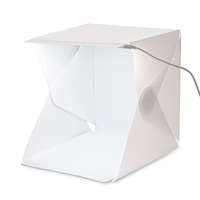 XMAX XMAX LightRoom mini, hordozható fénysátor, LED világítással, kétfajta háttérrel