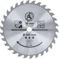 BGS DIY BGS DIY Karbid hegyű körfűrész tárcsa, 300 x 30 x 3.2 mm, 30 fogú (BGS 3955)