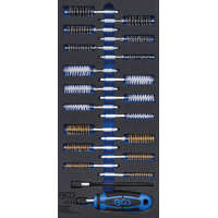 BGS technic BGS technic 1/3 Szerszámtálca szerszámkocsihoz: 20 részes kefe készlettel (BGS 4043)