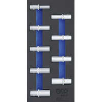 BGS technic BGS technic 1/3 Szerszámtálca szerszámkocsihoz: 9 részes 1/2" 6-szögű hosszított dugókulcs készlettel, 10-24 mm (BGS 4057)