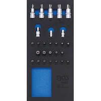 BGS technic BGS technic 1/3 Szerszámtálca szerszámkocsihoz: 27 részes bit és bitfej készlettel (BGS 4097)