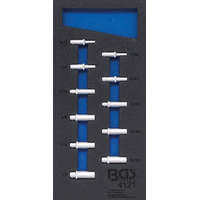 BGS technic BGS technic 1/3 Szerszámtálca szerszámkocsihoz: 11 részes 1/4" hosszított COLL dugókulcs készlettel (BGS 4121)