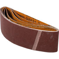 BGS DIY BGS DIY Csiszolószalag-készlet | szalagcsiszolóhoz | 75 x 533 mm | K 40 - 60 - 80 - 120 - 240 | 5 darabos (80822)