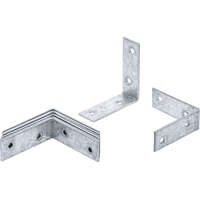 BGS DIY BGS DIY 8 db acél sarok konzol szett 60x60x20 mm (BGS 80945)