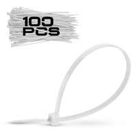 BORMANN Pro BORMANN Pro nylon kábelkötegelők 4,6*200mm fehér 100db (BCR5018)