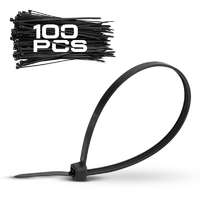 BORMANN Pro BORMANN Pro nylon gyorskötöző 2,5*100mm fekete 100db (BCR5040)