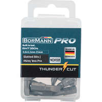 BORMANN Pro BORMANN Pro 10 részes csavarhúzó bit készlet 0,8x5,5 25mm 10 db (BHT3504)
