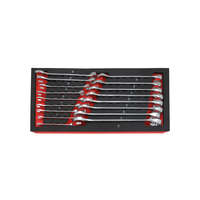 KROFtools KROFtools Csillag-Villás kulcskészlet, 6-22mm, 17 db, szerszámtálca (K-8518)