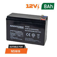 NAKAYAMA NAKAYAMA akkumulátor 12v, 8ah ns1619 permetezőhöz (NS1620)