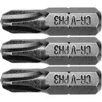 STHOR STHOR Bitkészlet 3 darab 1/4 PH3X25mm (65454)
