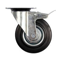 VOREL VOREL Ipari kerék forgós fékkel 100mm 60kg (87322)