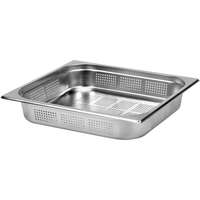 YATO YATO perforált GN rozsdamentes acélból, méretek GN 2/3, 65 mm, űrtartalom 6,5 l (YG-00360)