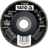 YATO YATO Lamellás csiszolókorong döntött 125 x 22,2 mm P40 (YT-83292)