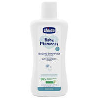 Chicco Chicco Baby Moments babafürdető és sampon 92% természetes összetevőkkel 200ml