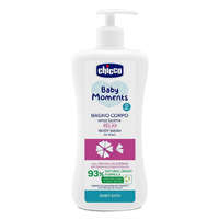 Chicco Chicco Baby Moments Relax babafürdető és sampon pumpás 93% természetes összetevőkkel 500ml