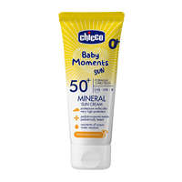 Chicco Chicco Baby Moments Sun Gyermek napozó krém ásványi összetevőkkel SPF50+, 0m+ 75ml