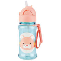 SKIP HOP SKIP HOP Zoo Tritan Szívószálas kulacs 355ml, Cica