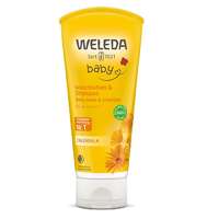 WELEDA WELEDA Bio körömvirágos natúr baba tusfürdő és sampon 200ml