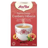 Yogi Tea Yogi Tea Bio Pozitív energia tea tőzegáfonyával és hibiszkusszal, 17db filter