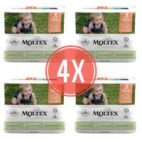 MOLTEX MOLTEX Pure&Nature öko pelenka 3, midi (4-9 kg) BOX 4x33db (3625 Ft/csomag)
