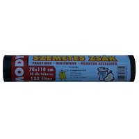 COMPETENT Szemeteszsák 70x110 135 literes fekete, 15 mikron