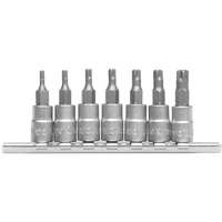 YATO YT-0461 Torx bithegy készlet dugófejjel 1/4" speciál 7 részes (TS10-15-20-25-27-30-40)