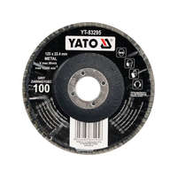 YATO YT-83295 Lamellás csiszolókorong döntött 125 x 22,2 mm / P100