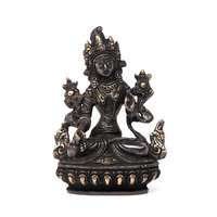 Bodhi Tara réz szobor (fekete), kb. 14 cm - Bodhi