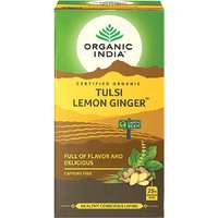 Organic India Tulsi LEMON GINGER Citrom Gyömbér, filteres bio tea, 25 filter - Organic India