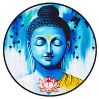 Bindu Mandala Ablakmatrica - Buddha kék