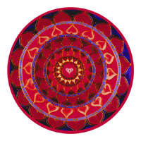 Bindu Mandala Ablakmatrica - Szerelem piros szív