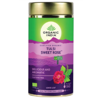 Organic India Tulsi SWEET ROSE Édes Rózsa, szálas bio tea, 100g - Organic India