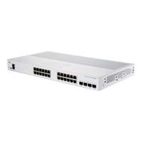 CISCO CISCO Switch 24x1000Mbps + 4xGigabit SFP, Fémházas Rackes, Menedzselhető, CBS350-24T-4G-EU