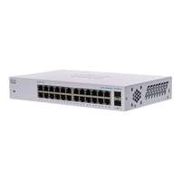 CISCO Cisco CBS110-24T 24x GbE LAN 2x combo GbE RJ45/SFP port nem menedzselhető switch