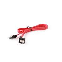 Gembird Gembird Cablexpert SATA III adatkábel fém zárral, 50cm, hajlított (CC-SATAM-DATA90)