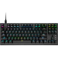 Corsair CORSAIR Vezetékes Billentyűzet Gaming, K60 PRO TKL RGB, Optical-Mechanical, Alumínium keret, US, fekete