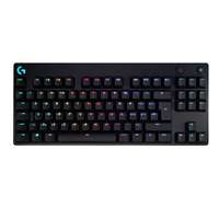 Logitech LOGITECH Billentyűzet - G Pro Lightspeed RGB Mechanikus Gaming Vezetékes TKL HUN, Fekete Gravírozott (920-009426)
