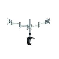 Rainbow Rainbow LCD 2 képernyőhöz multi asztali karos konzol - ezüst (VELCD-B2)