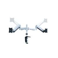 Rainbow RAINBOW LCD 2 KÉPERNYŐHÖZ MULTI ASZTALI gázrugó KAROS KONZOL - EZÜST (VELCD-C2)