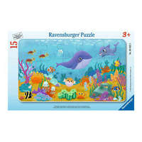 Ravensburger Puzzle 15 db - Állat külyök a víz alatt