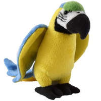 Nincs Papagáj plüssfigura - kék-sárga, 15 cm