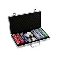 Nincs Alu bőröndös póker készlet 300 darab zsetonnal