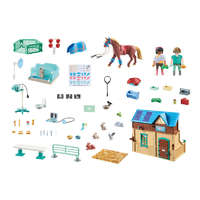 Playmobil Playmobil Lovasterápia és állatorvosi rendelő
