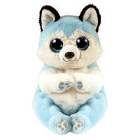 TY TY: Beanie Babies plüss figura THUNDER, 15 cm - kék husky (3)