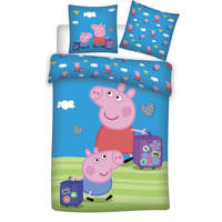  Peppa malac Travel gyerek ágyneműhuzat 100×135cm, 40×60 cm