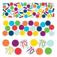 Happy Birthday 70 konfetti